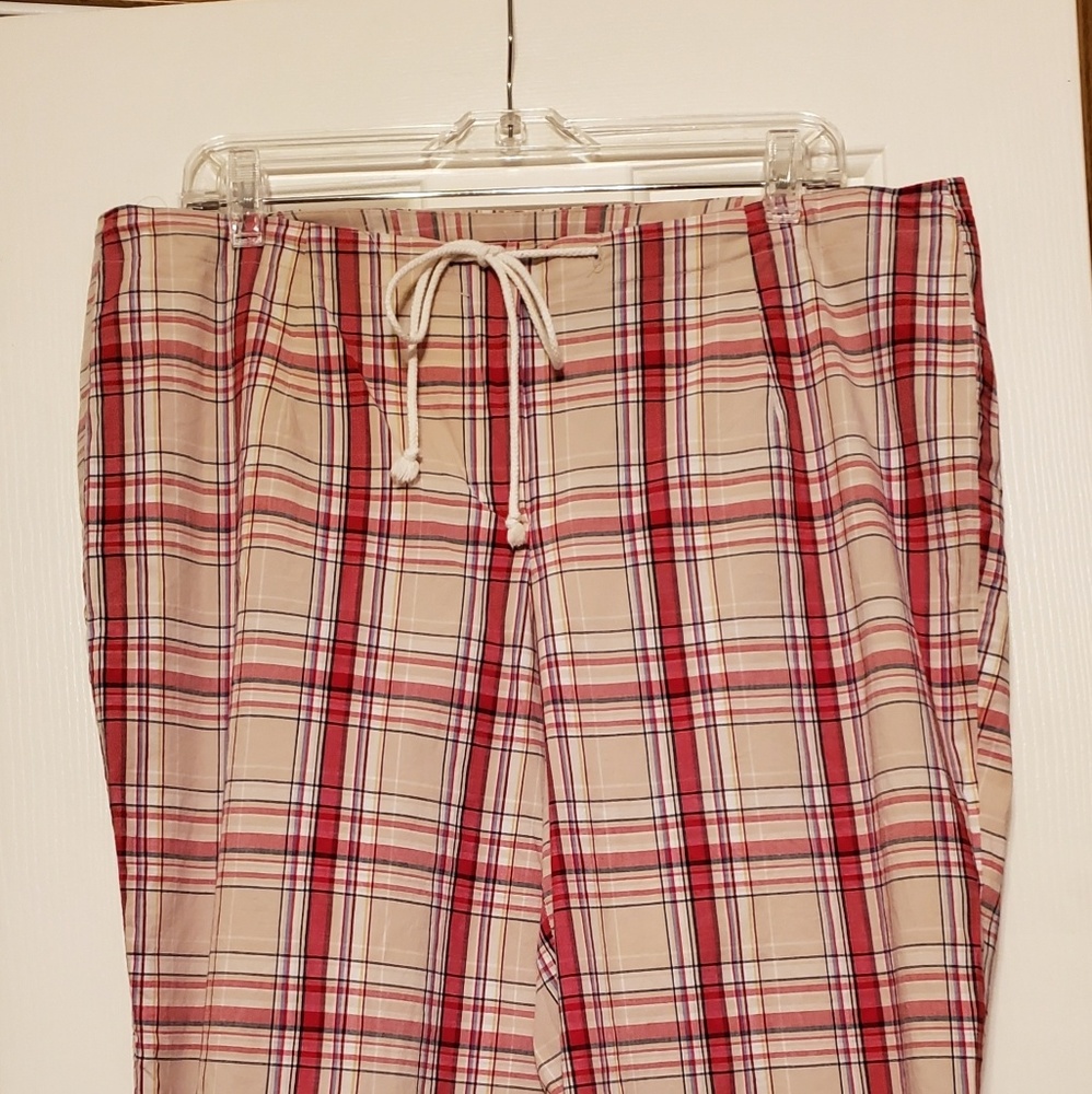 ➡️ Vintage Y2K No Boundaries XXL size 19 juniors cute plaid capri beach pants